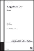 Sing Jubilate Deo SAB choral sheet music cover